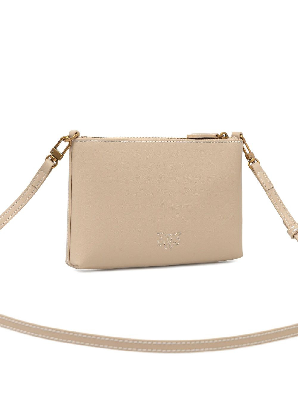 logo-detail zip-top cross body bag - 3