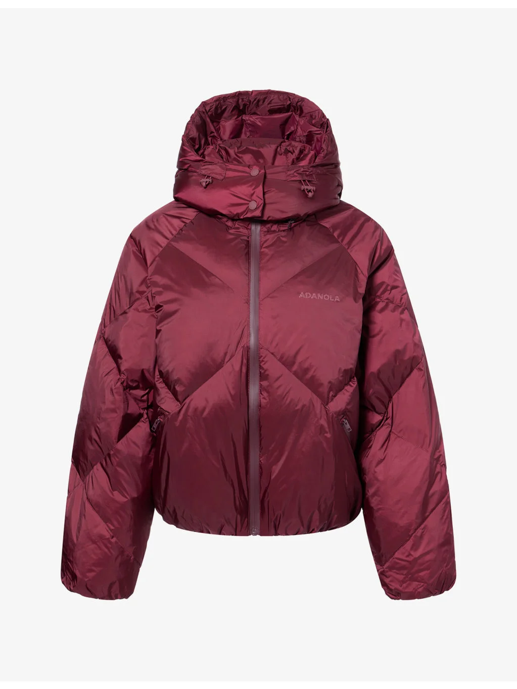 Diamond Quilted Nylon Jacket - 1