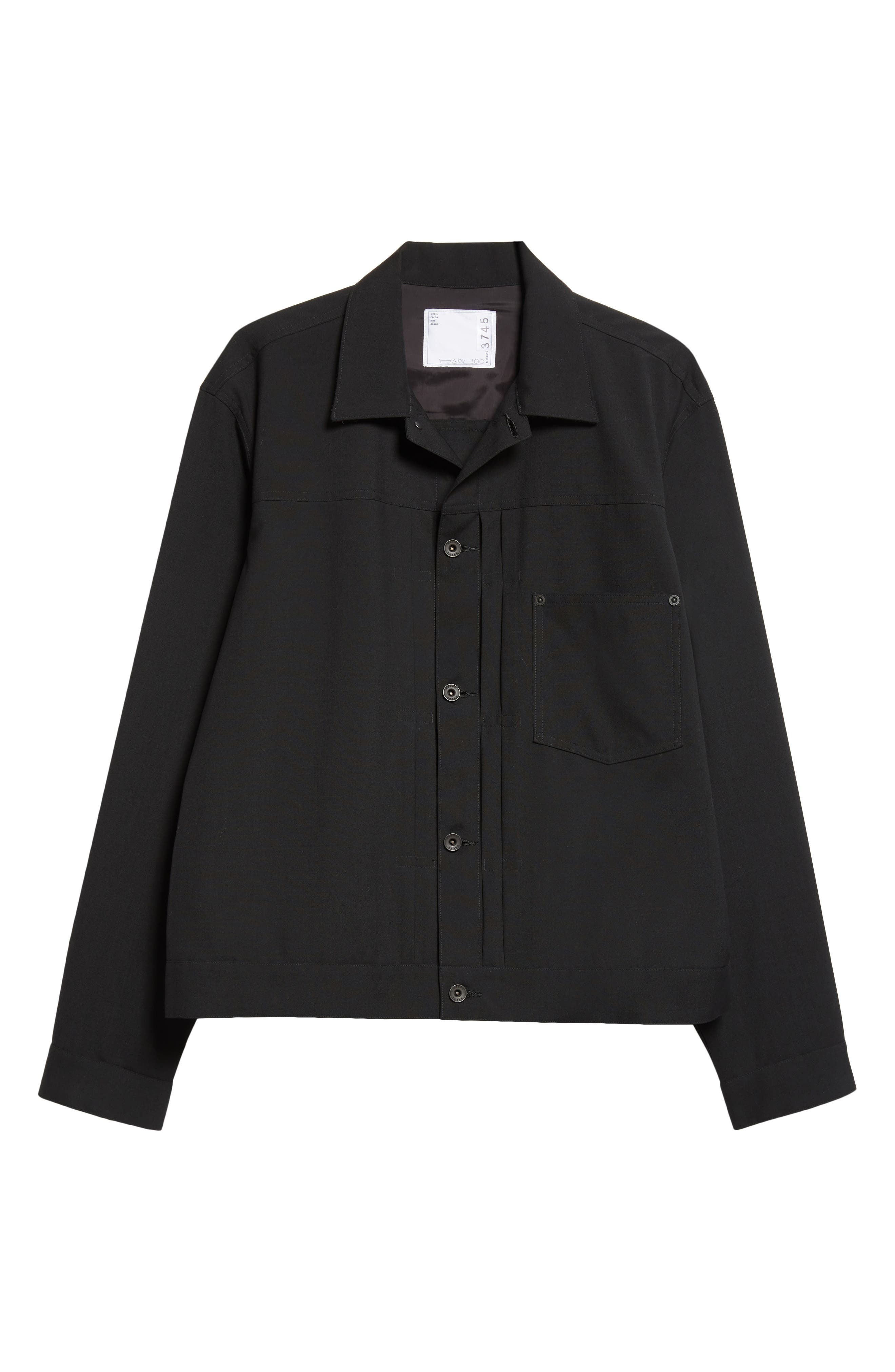 Sacai Suiting Jacket in Black at Nordstrom - 7