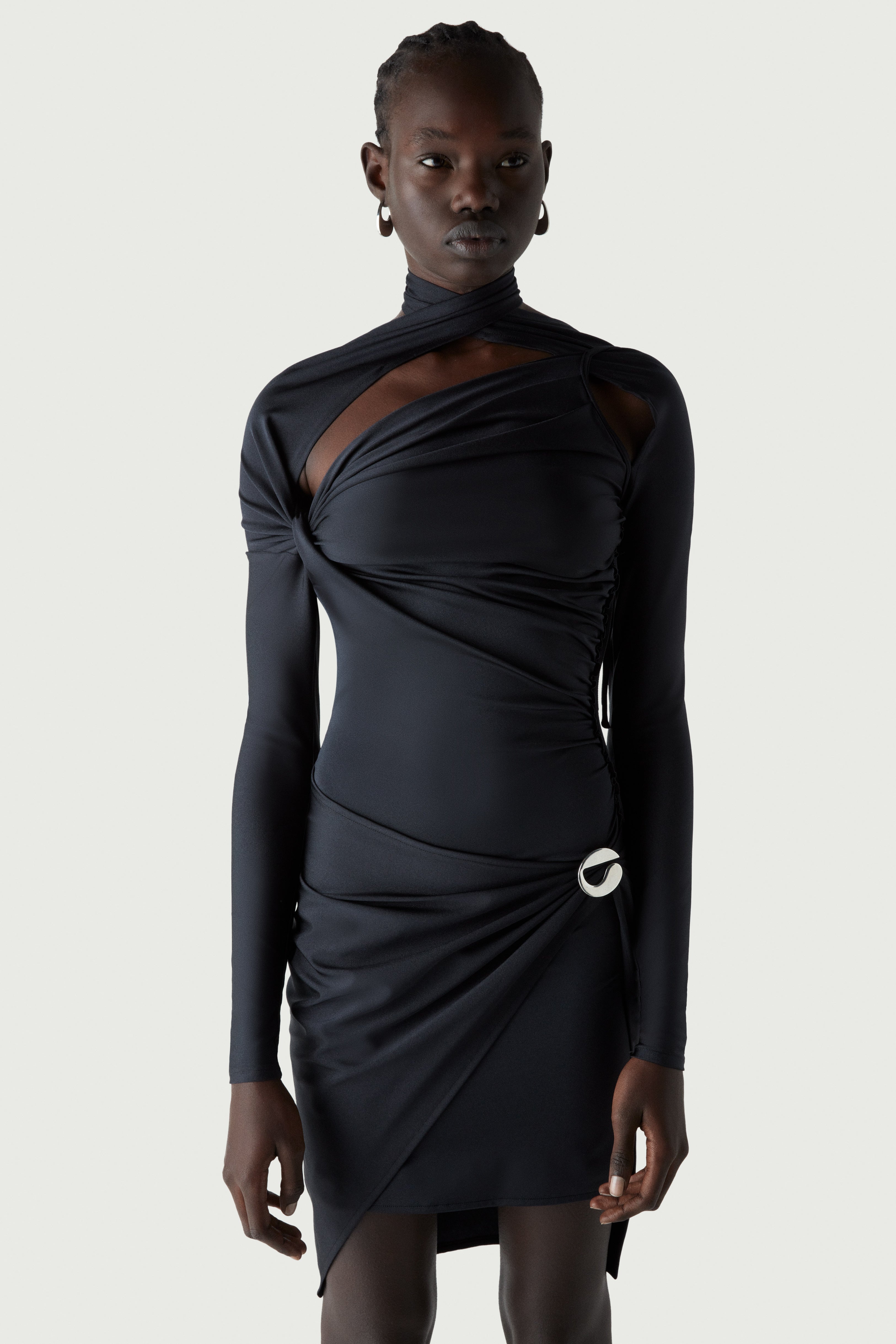 Asymetric Twisted Dress - 1