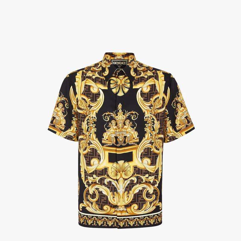 Fendace multicolor silk shirt 1