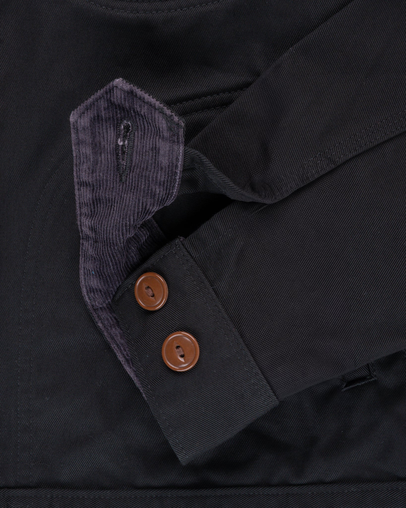 IHJ-144-BLK 12oz Kurashikizome® Twill Work Jacket - Black - 6