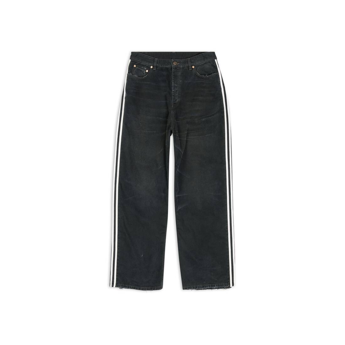 Balenciaga / Adidas Large Baggy Pants in Black - 1