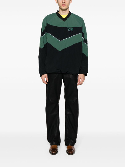 Martine Rose logo-embroidered colour-block sweatshirt outlook