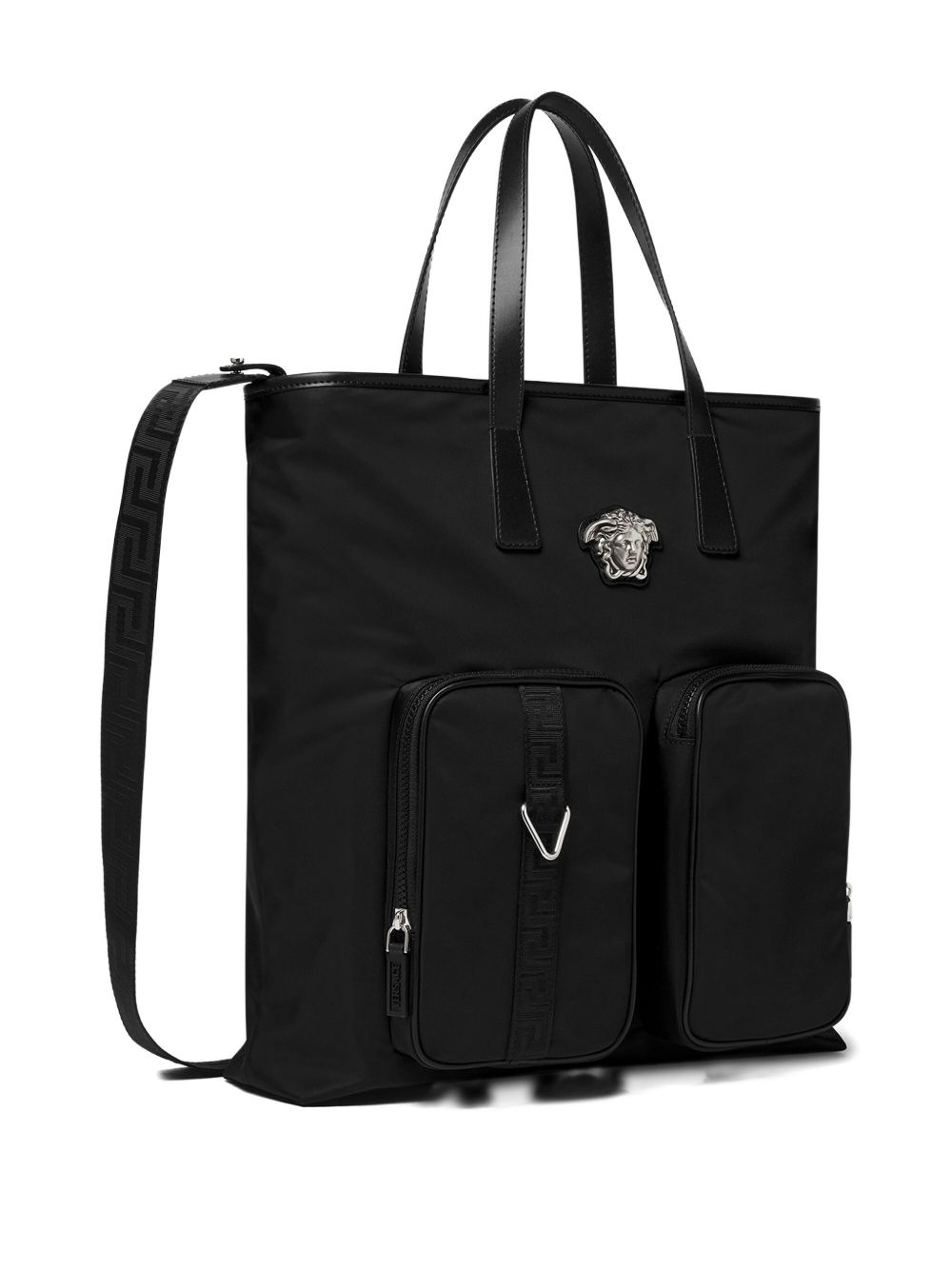 medusa-plaque pocket tote bag - 3