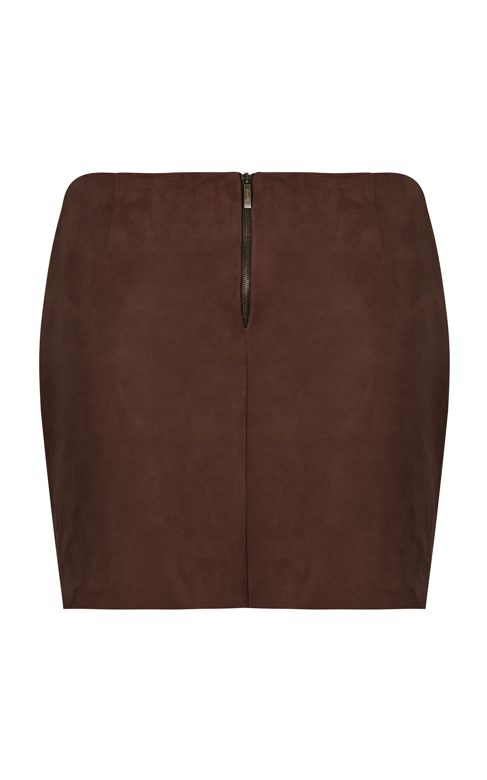 Buffalo Robe Gathered Suede Mini Skirt brown - 3
