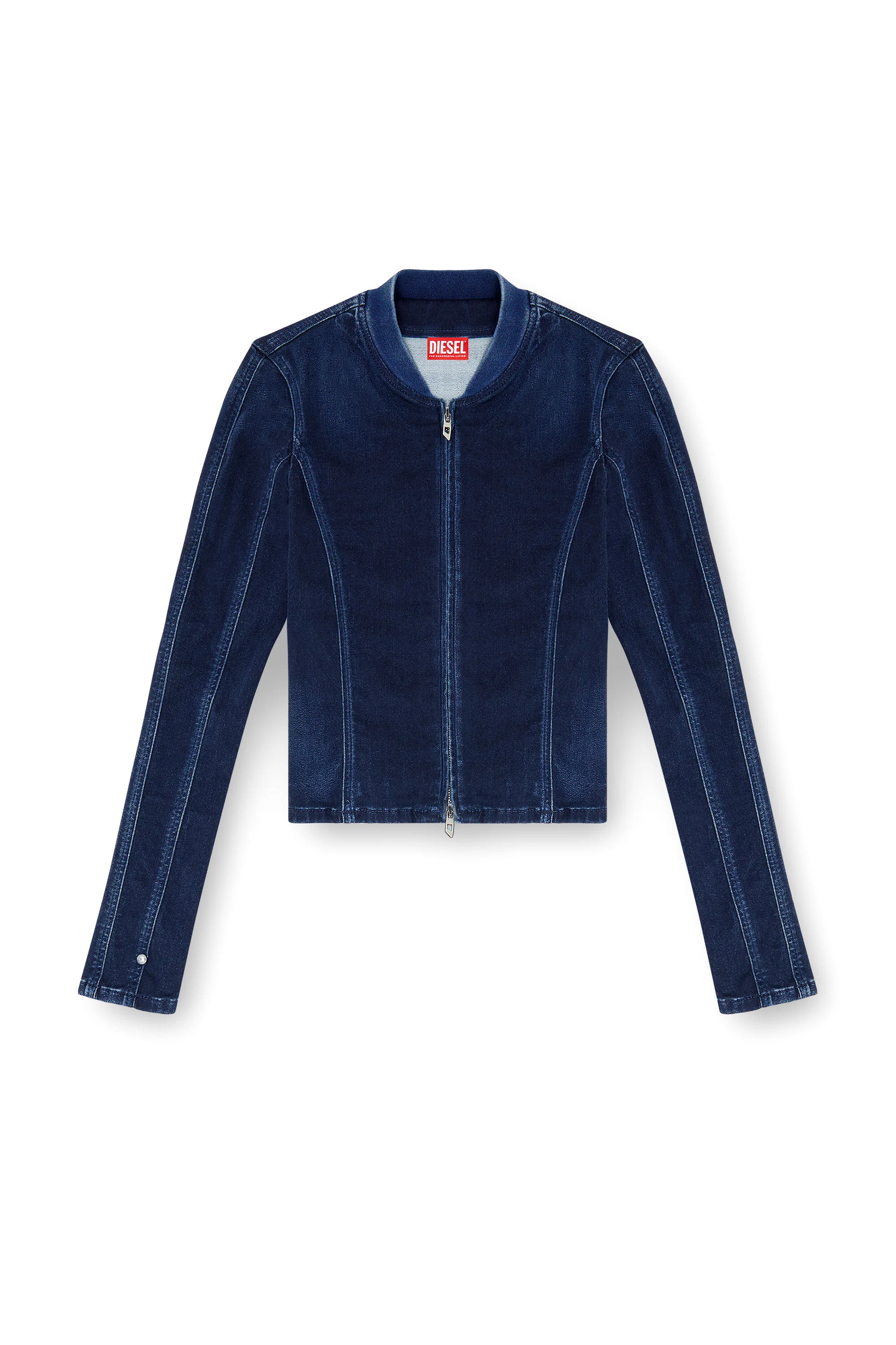 CROPPED JACKET IN JOGGJEANS - 1