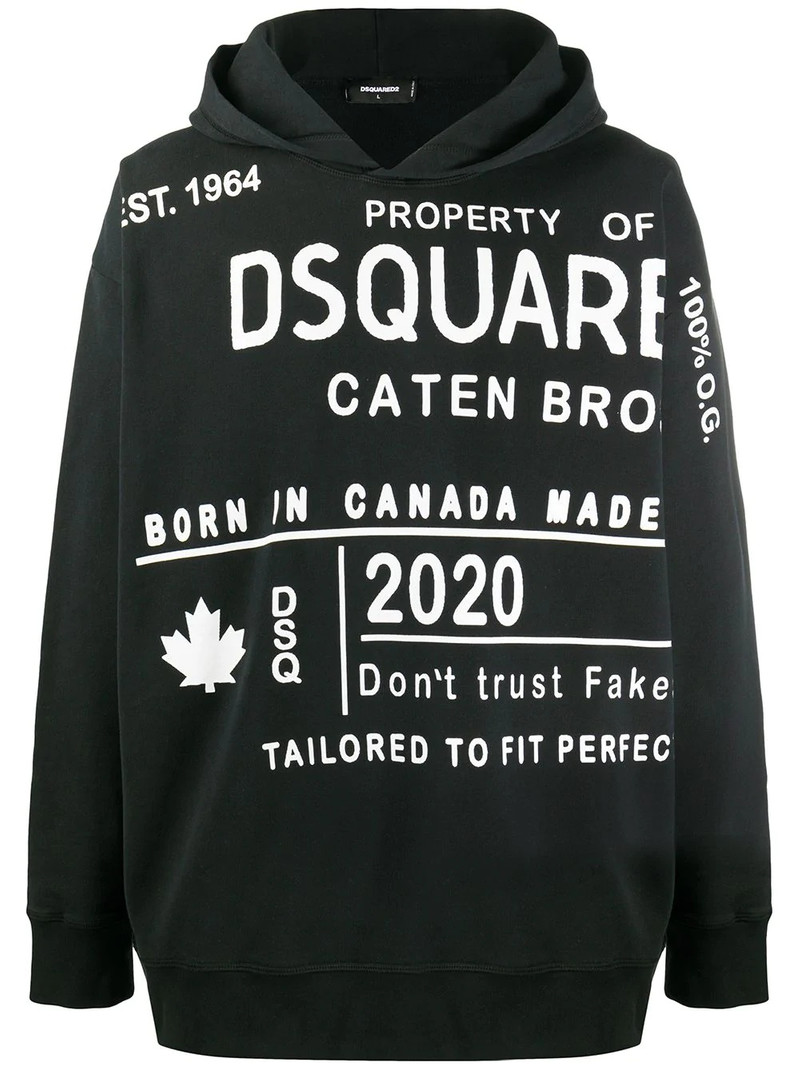 printed hooded sweatshirt 1