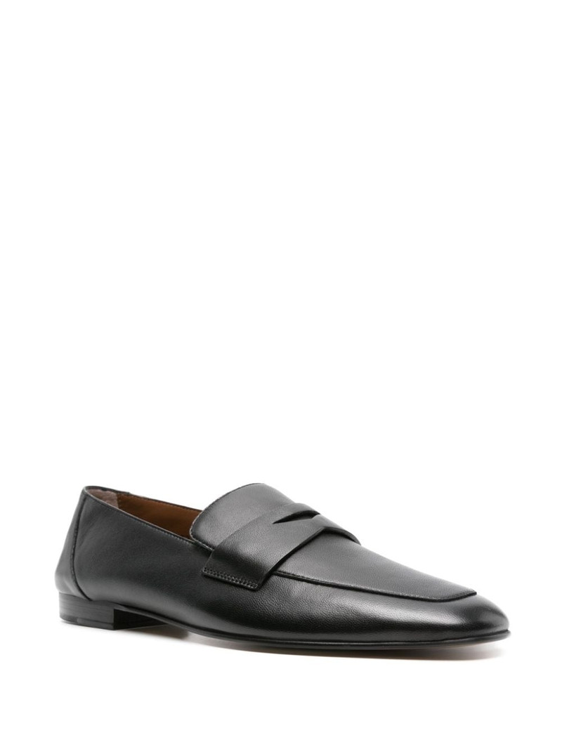 LE MONDE BÉRYL Soft Placket leather loafers outlook