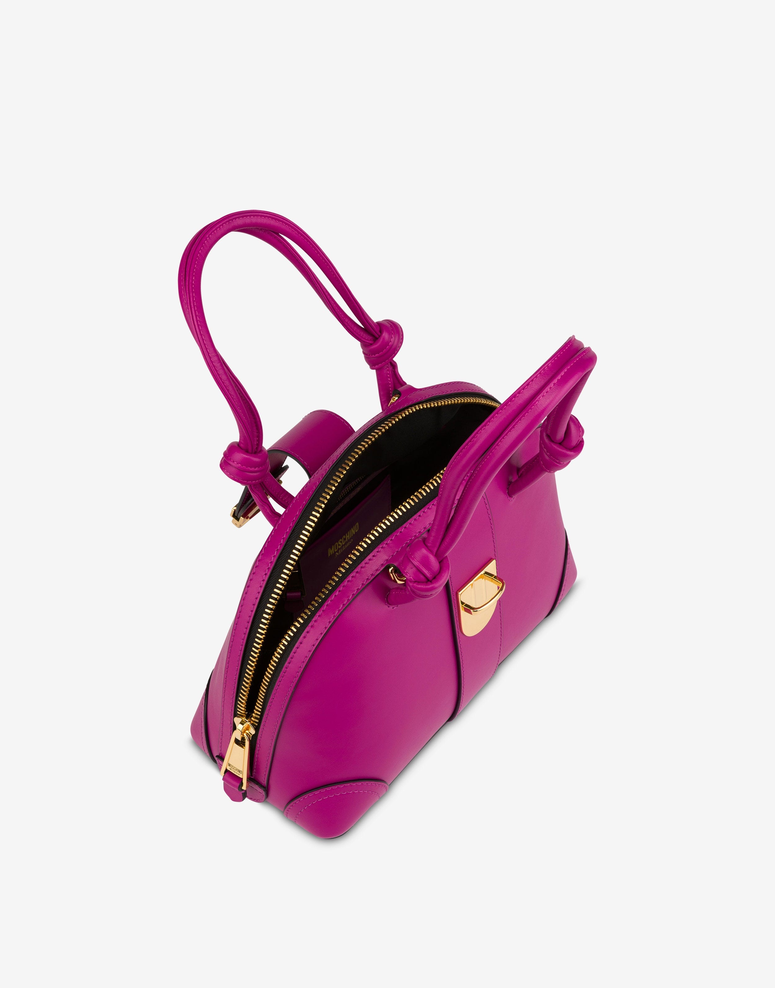 CALFSKIN KNOTS BOWLING BAG - 3