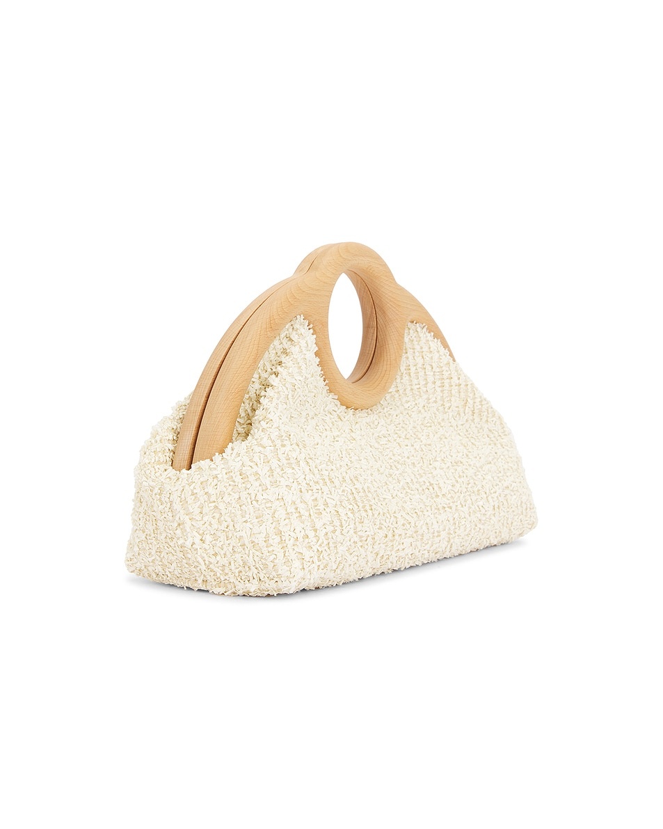 Sloane Raffia Frame Clutch - 4