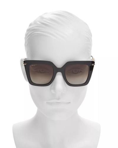 FERRAGAMO Square Sunglasses, 51mm outlook