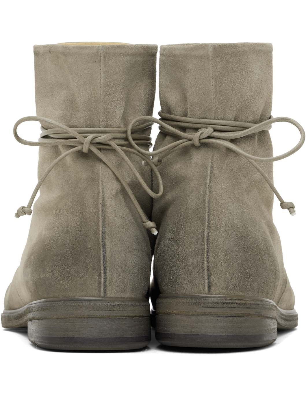 SSENSE Exclusive Gray Zucca Media Ankle Boots - 2