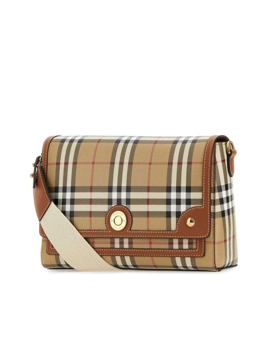 Embroidered Fabric Note Crossbody Bag - 2