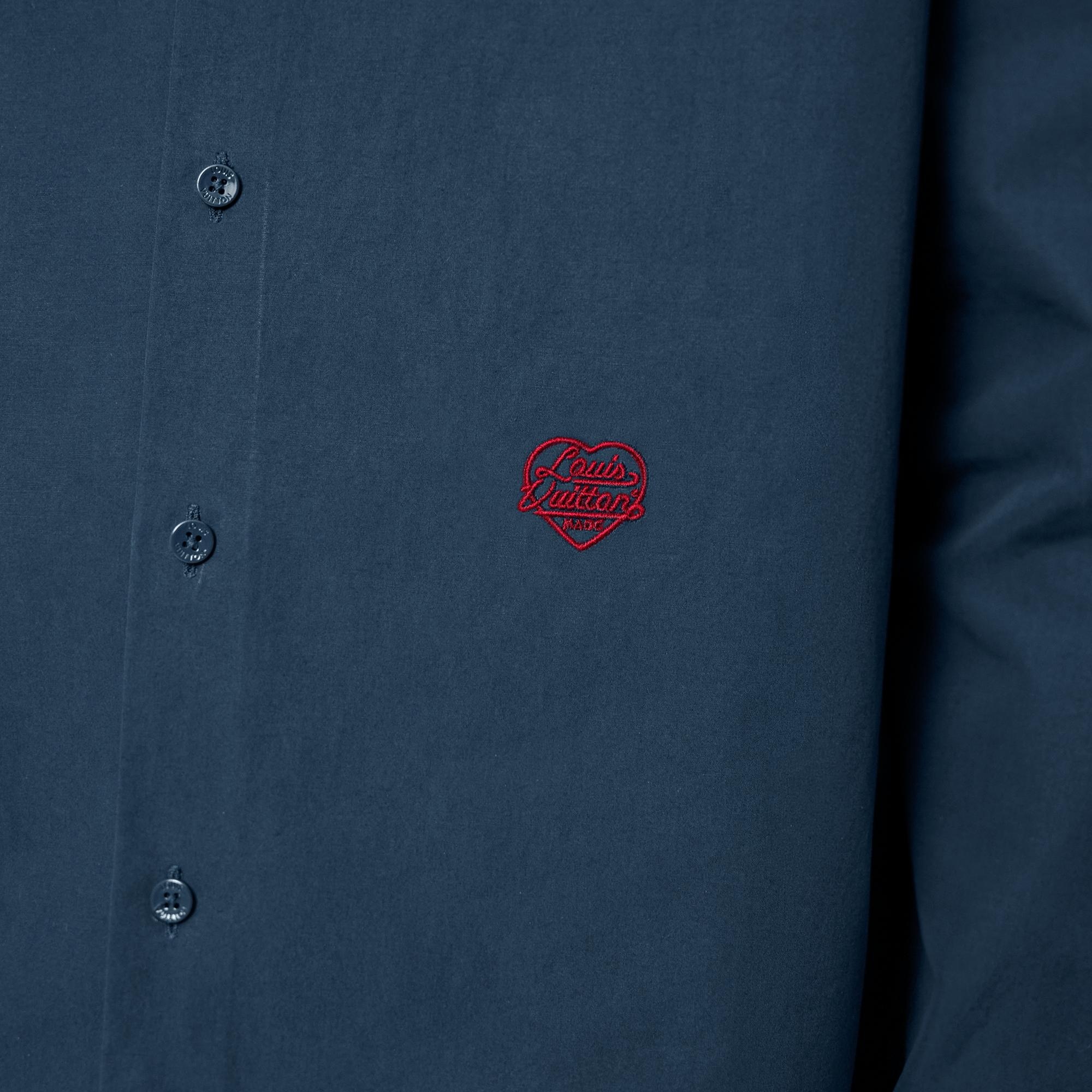 Embroidered Heart Long Sleeve Shirt - 4