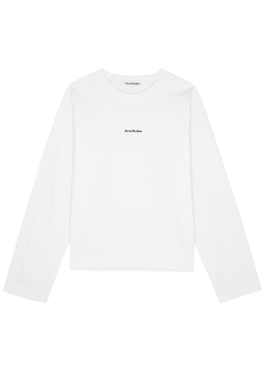 Logo-print cotton top - 1