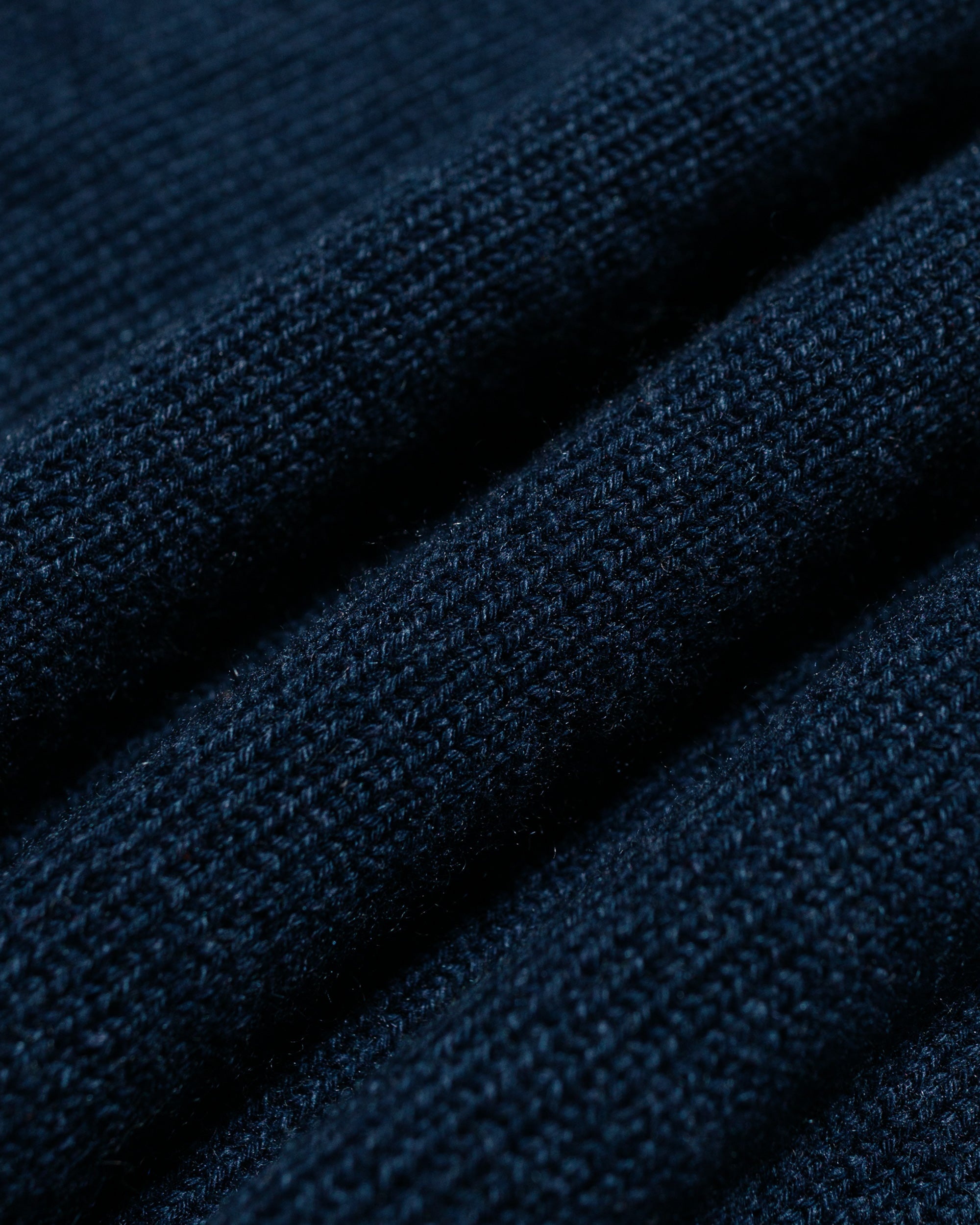 Seamless Crew Neck Cashmere Cotton Ocean Blue - 6