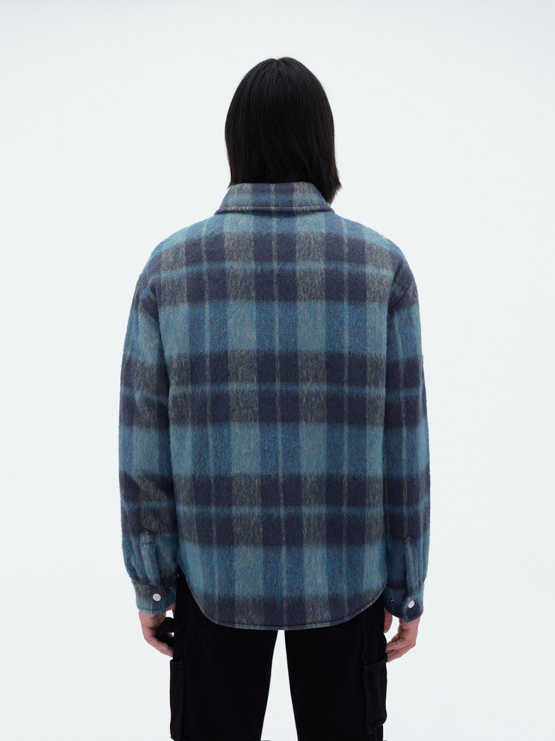 BRUSHED PLAID OVERSHIRT 4