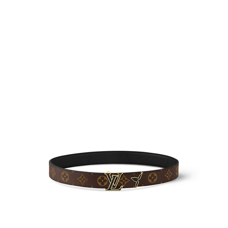 Pretty LV Enamel 30mm Reversible Belt 3