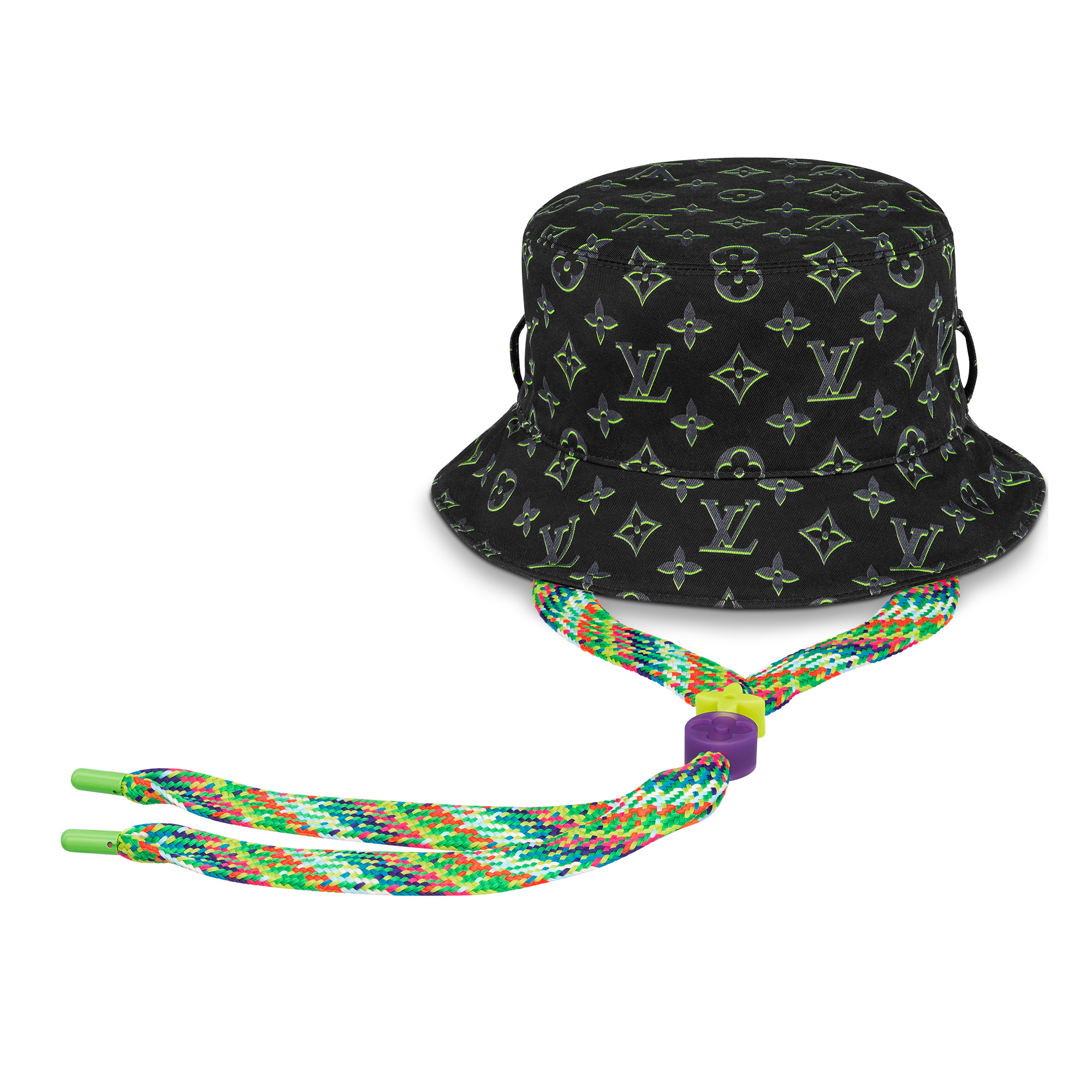 LV Play MNG Spotlight Reversible Bucket Hat - 1