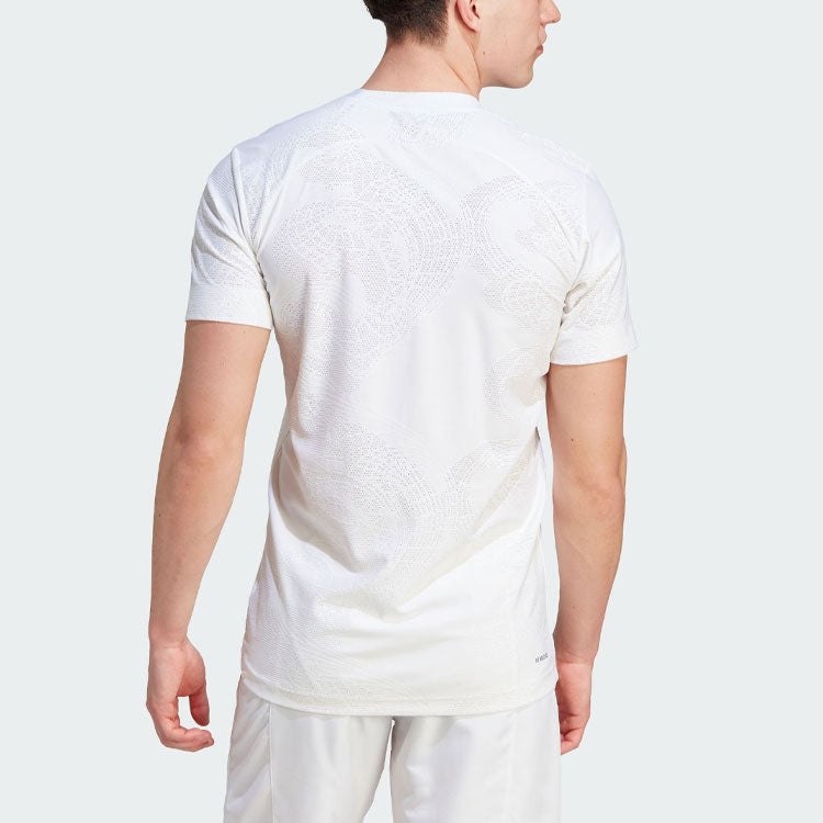 adidas AEROREADY FreeLift Pro Tennis Tee 'White' IK7107 - 3