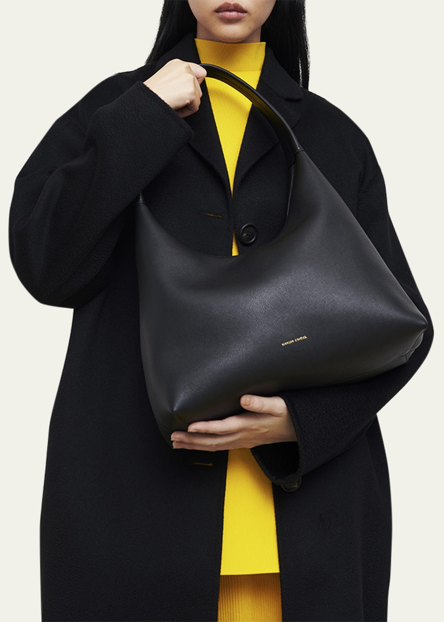 Candy Zip Leather Hobo Bag - 2
