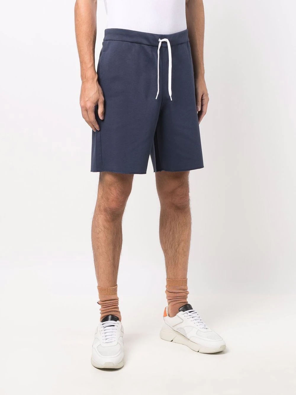 drawstring-waist shorts - 3