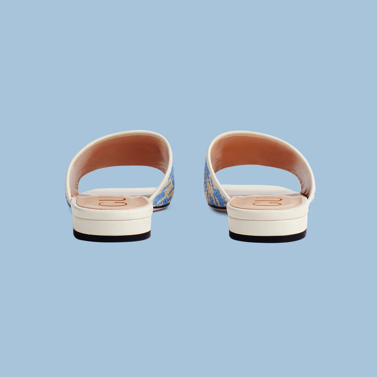 Women's slide sandal with Double G - 4
