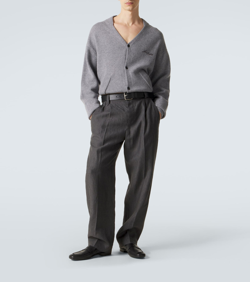 JACQUEMUS Linen straight pants outlook