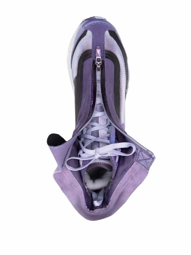 layered sock hi-top sneakers - 4