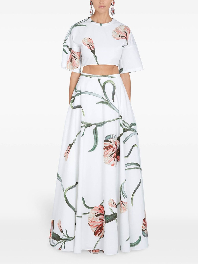 GIAMBATTISTA VALLI cotton cropped top outlook
