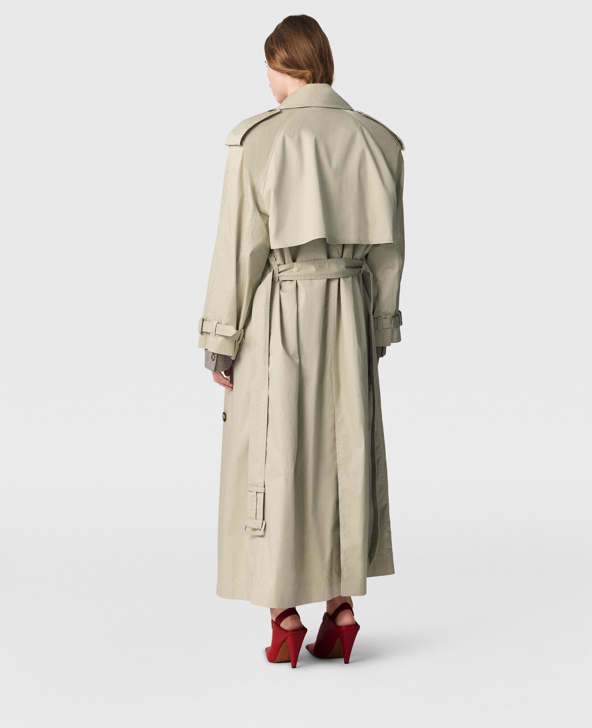 Oversized Belted Trench Coat - 5