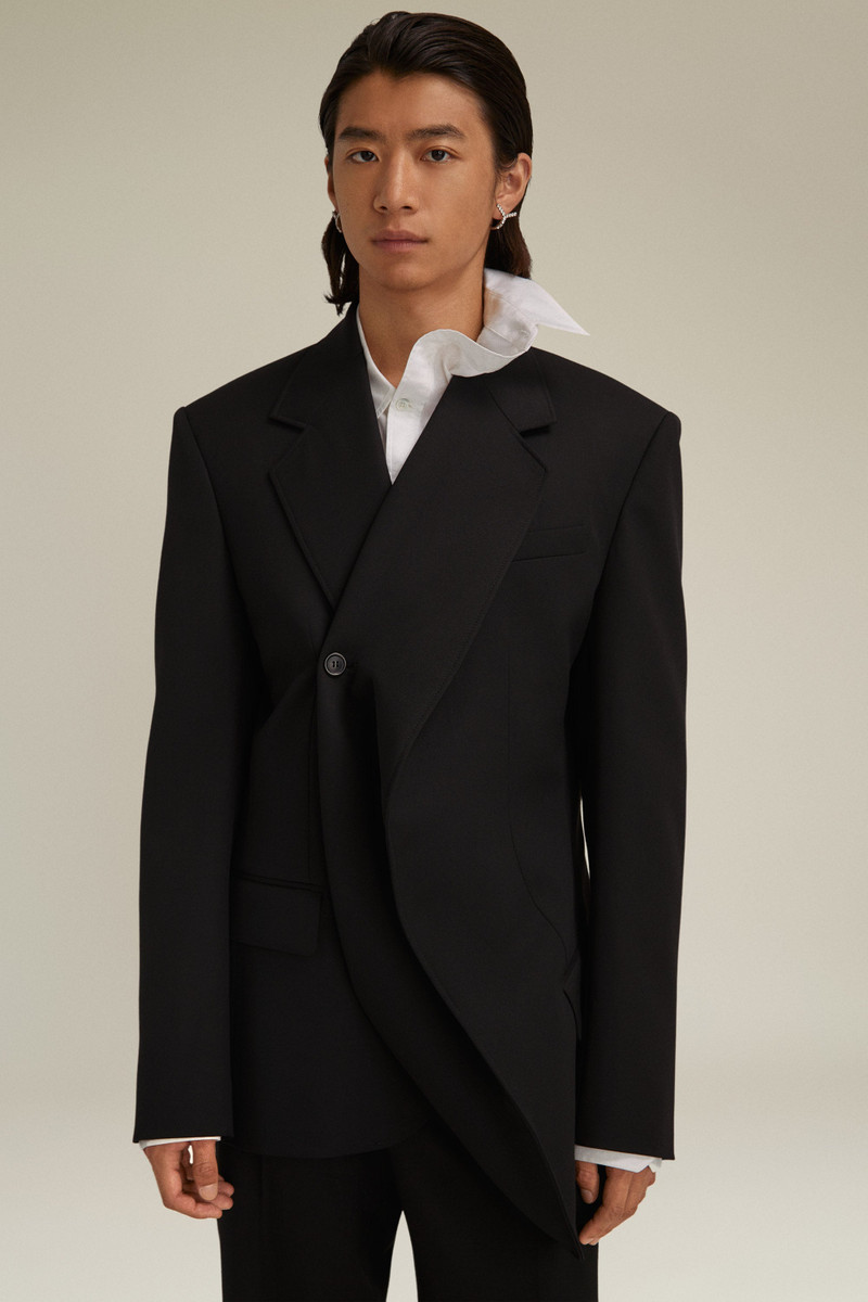 Classic Twisted Lapel Blazer 7