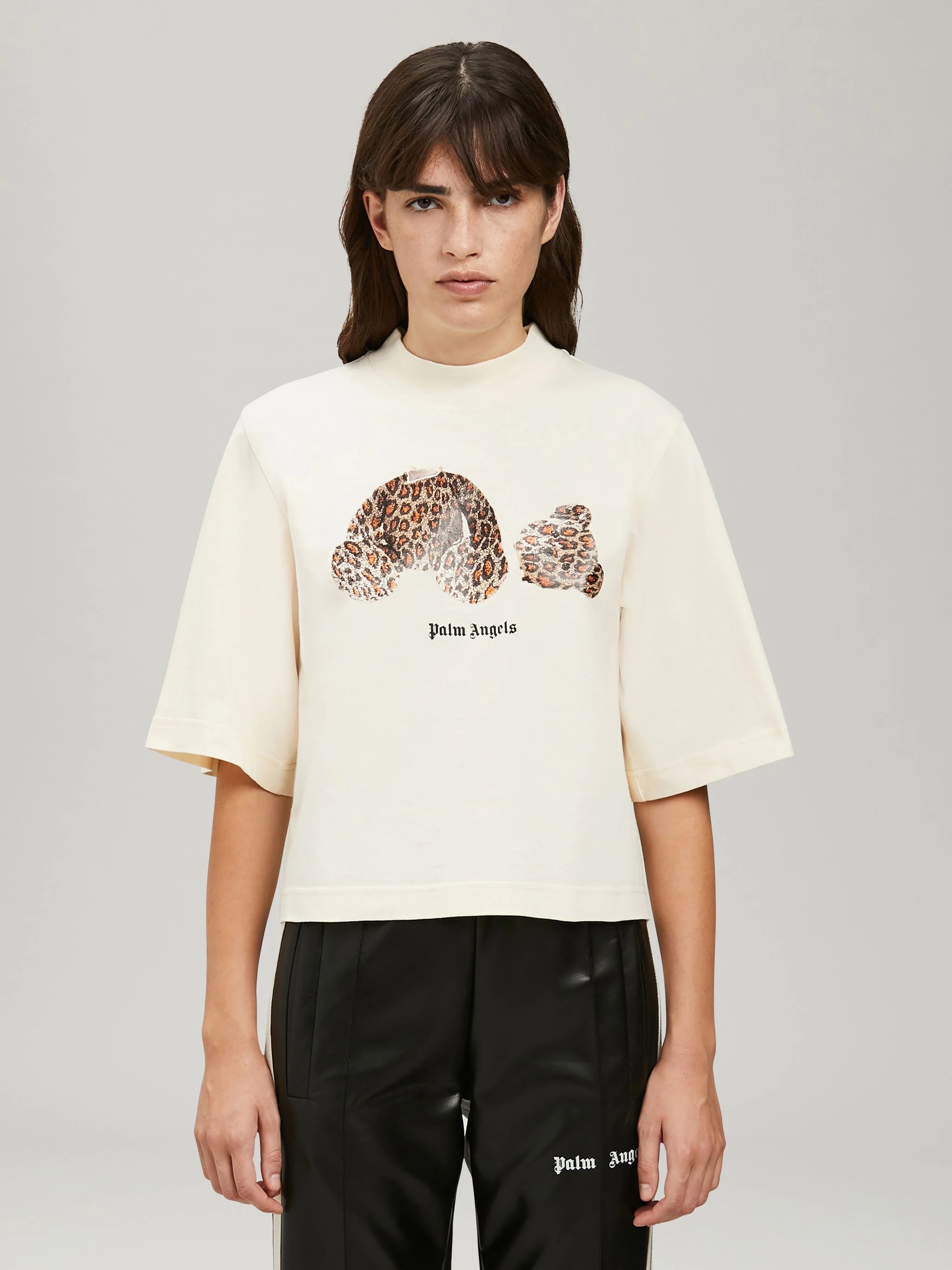 LEOPARD BEAR CROPPED T-SHIRT - 3