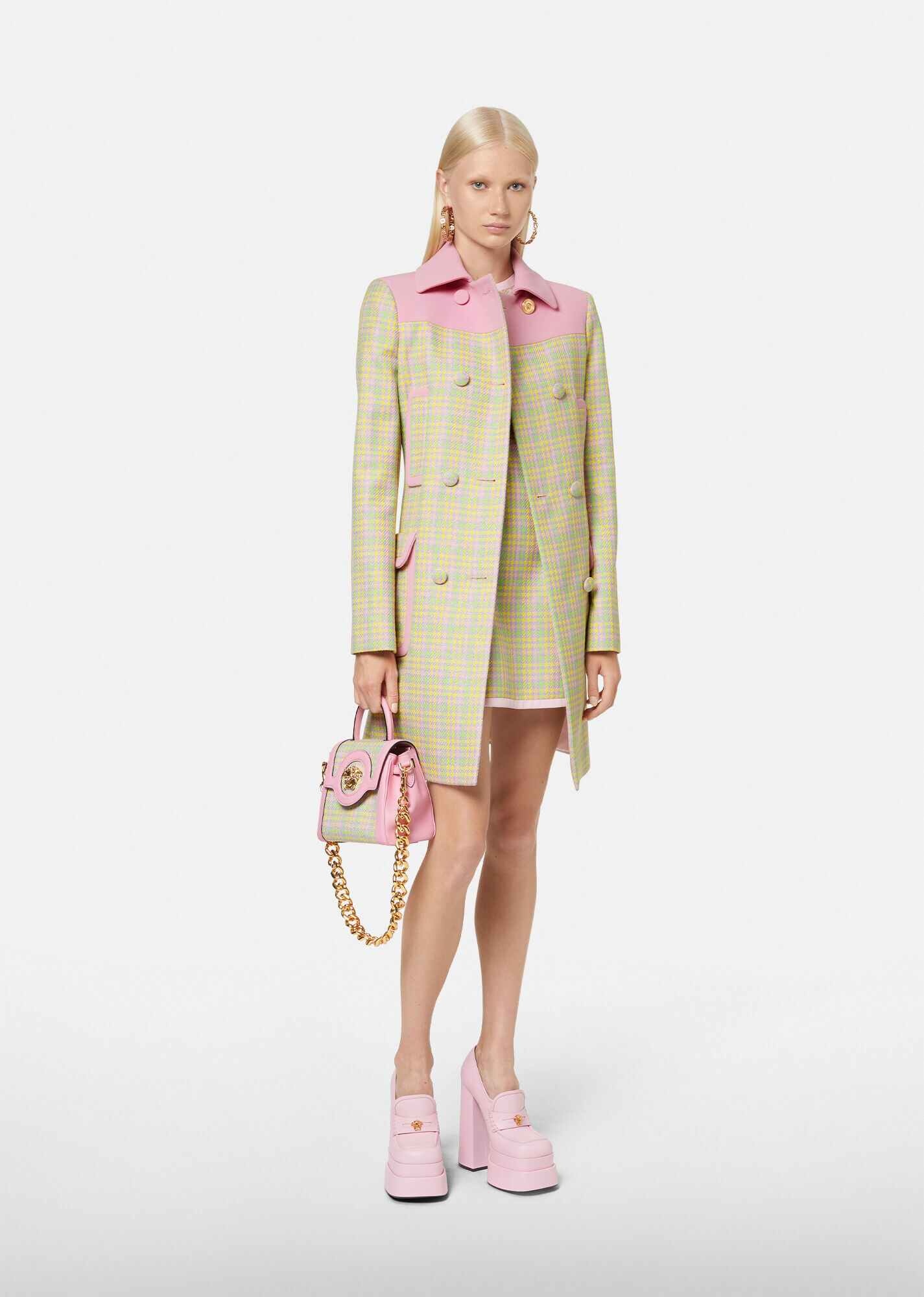 Medusa Tweed Coat - 4