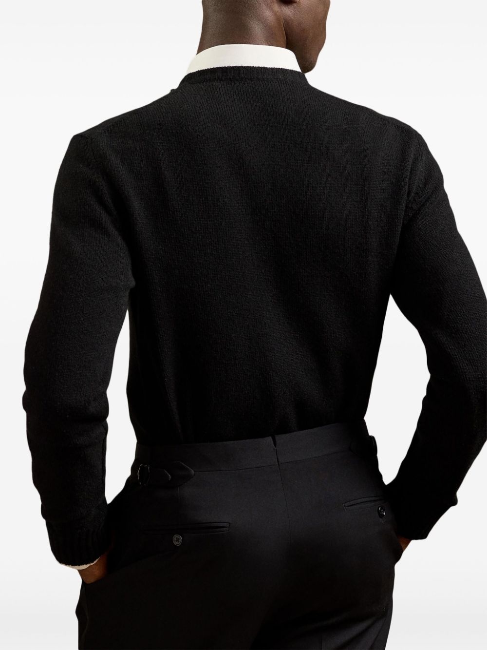 embroidered cashmere pullover - 3