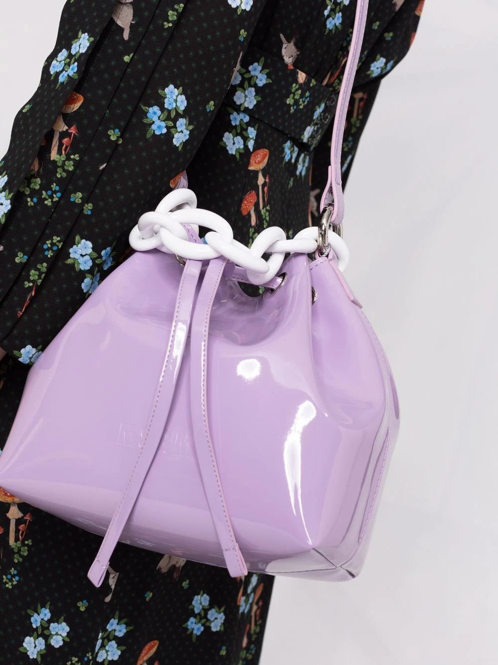 chain-link bucket bag - 3