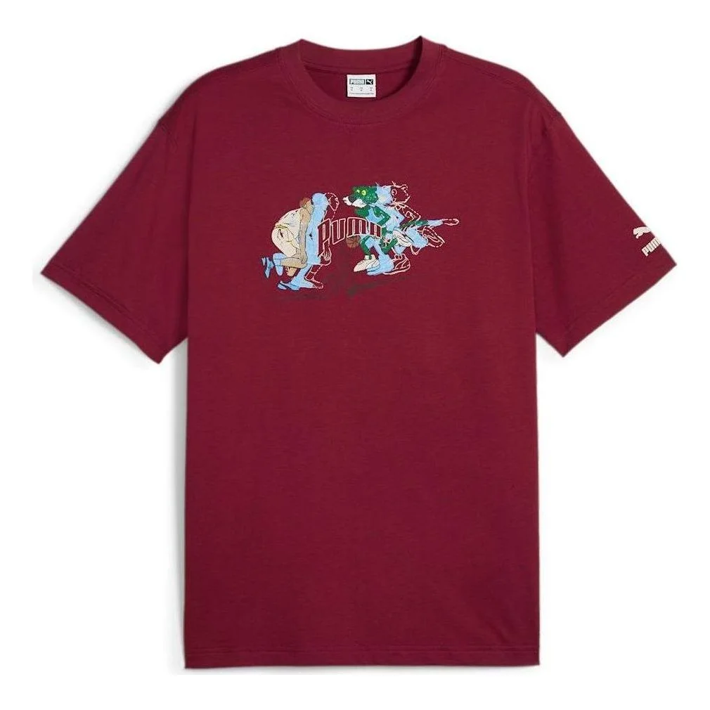 PUMA Herren Team For The Fanbase T-shirt 'Red' 629400-55 - 1