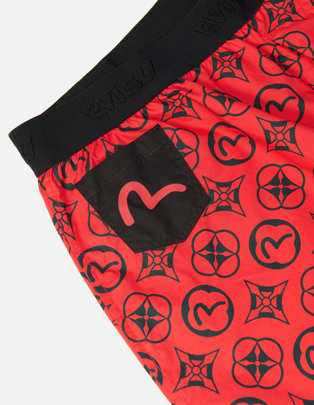 ALLOVER KAMON AND SEAGULL PRINT BOXER SHORTS - 3
