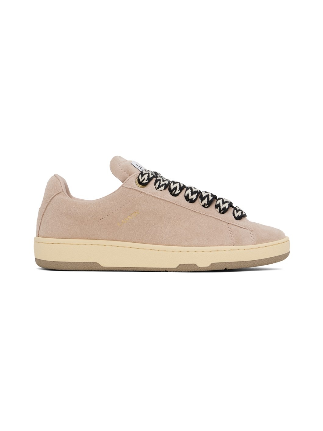 Pink Suede Curb Lite Sneakers - 1