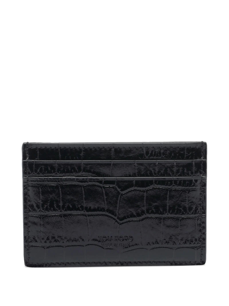 Tom Ford Crocodile-effect Cardholder 1