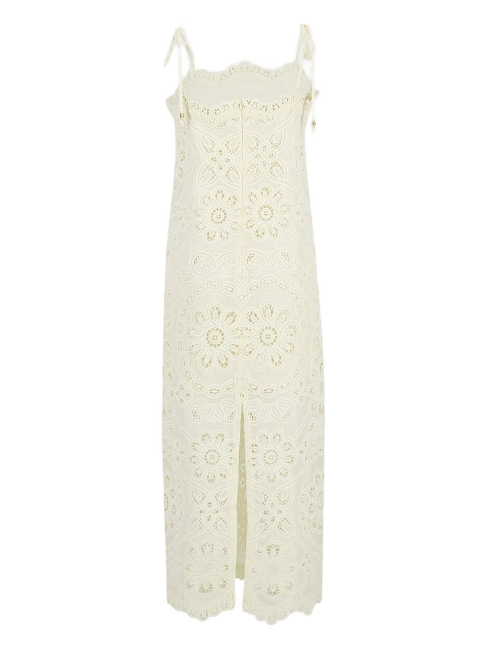 floral-embroidered dress - 2