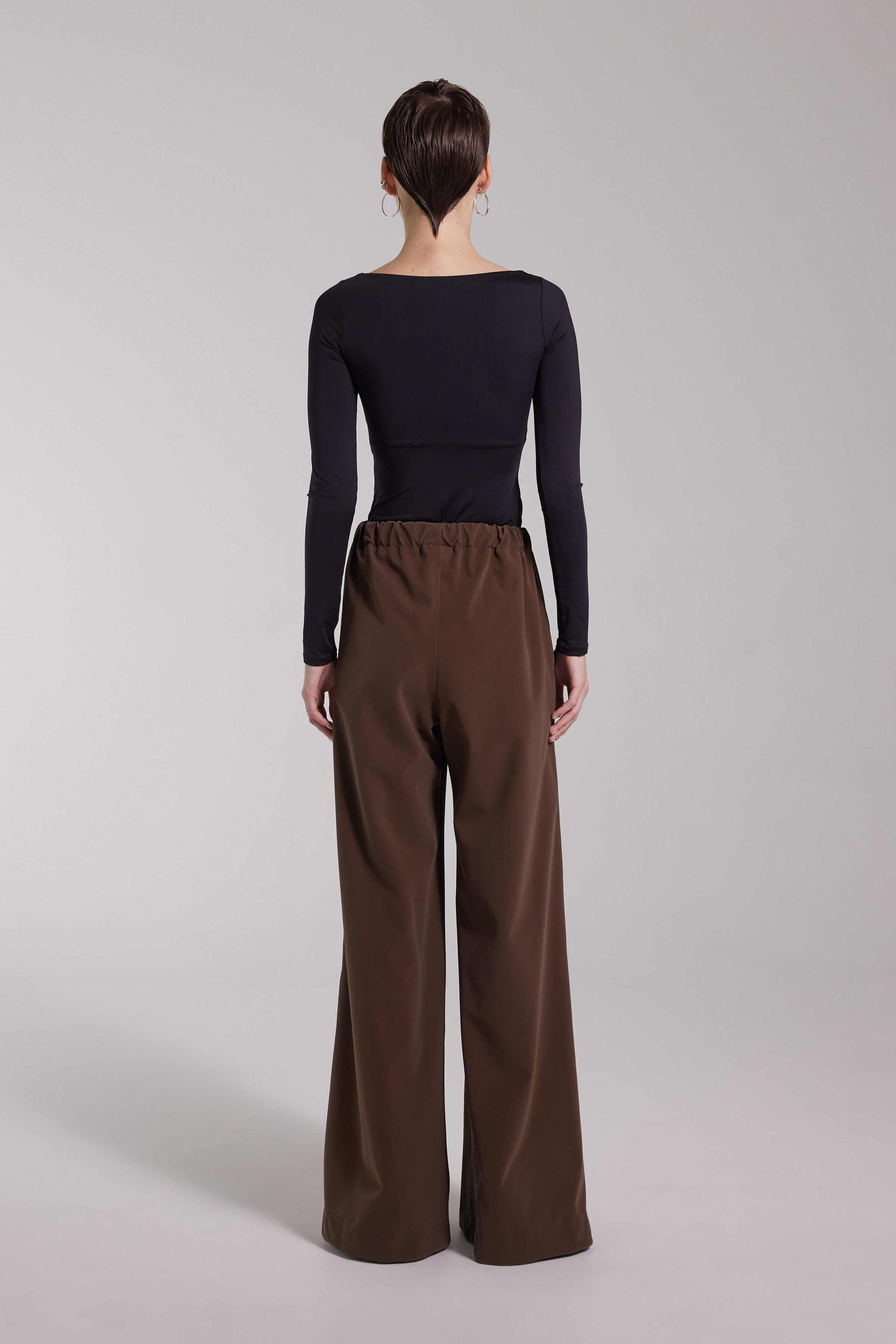 Karla Trousers Dark Brown - 4
