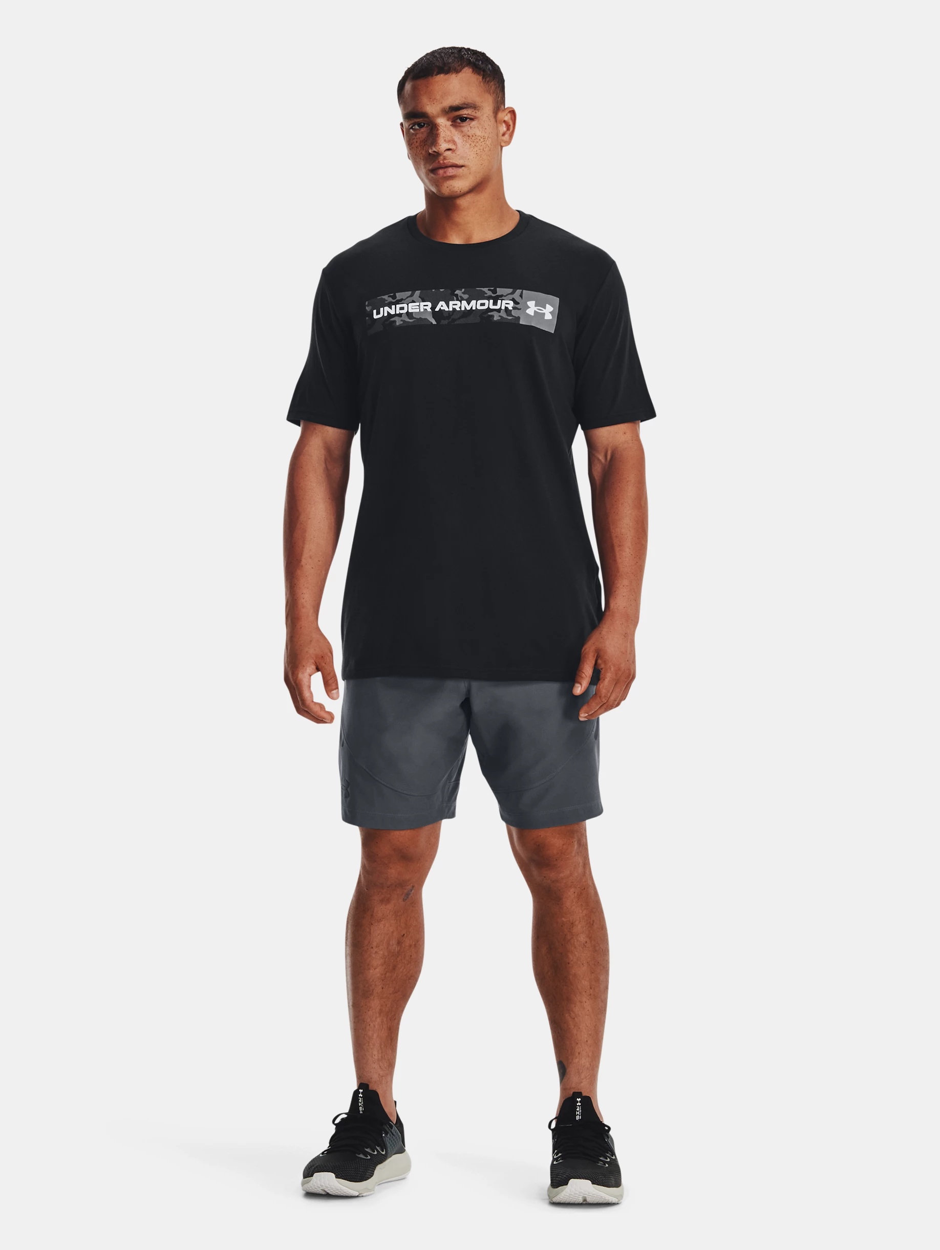 Men's UA Camo Chest Stripe Short Sleeve - 5