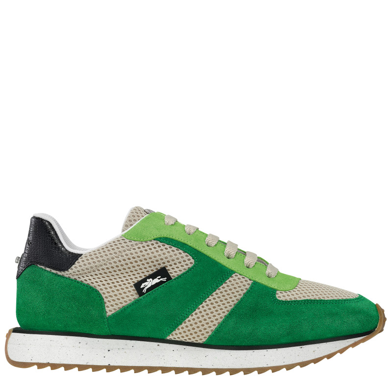 Le Pliage Green Sneakers Green - Leather 1