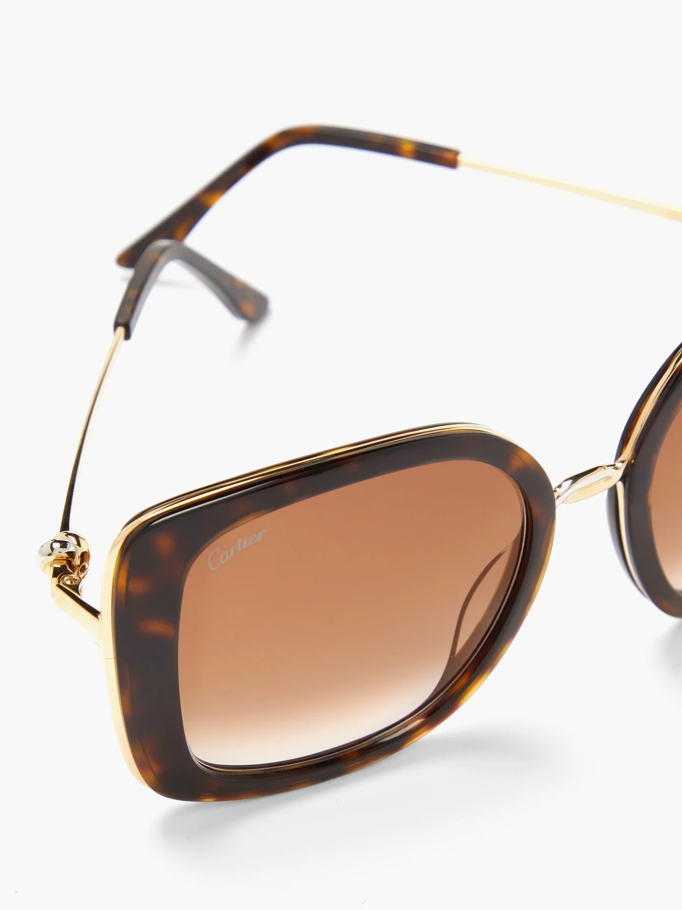 Trinity square tortoiseshell-acetate sunglasses - 4