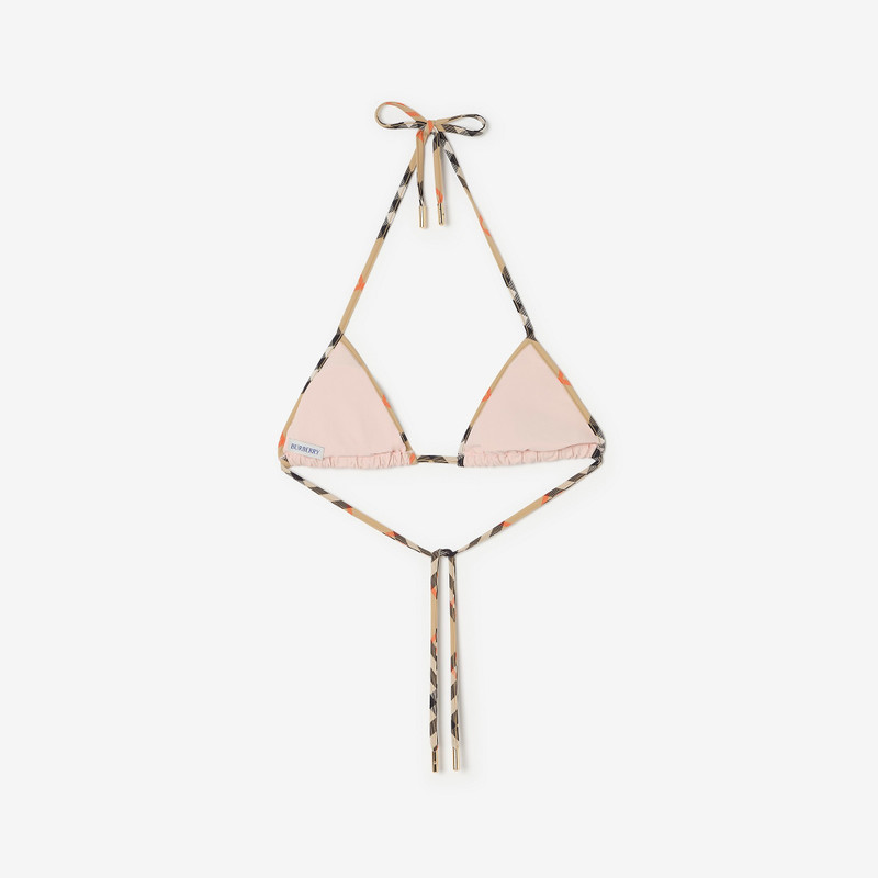 Burberry Check Trim Bikini Top outlook