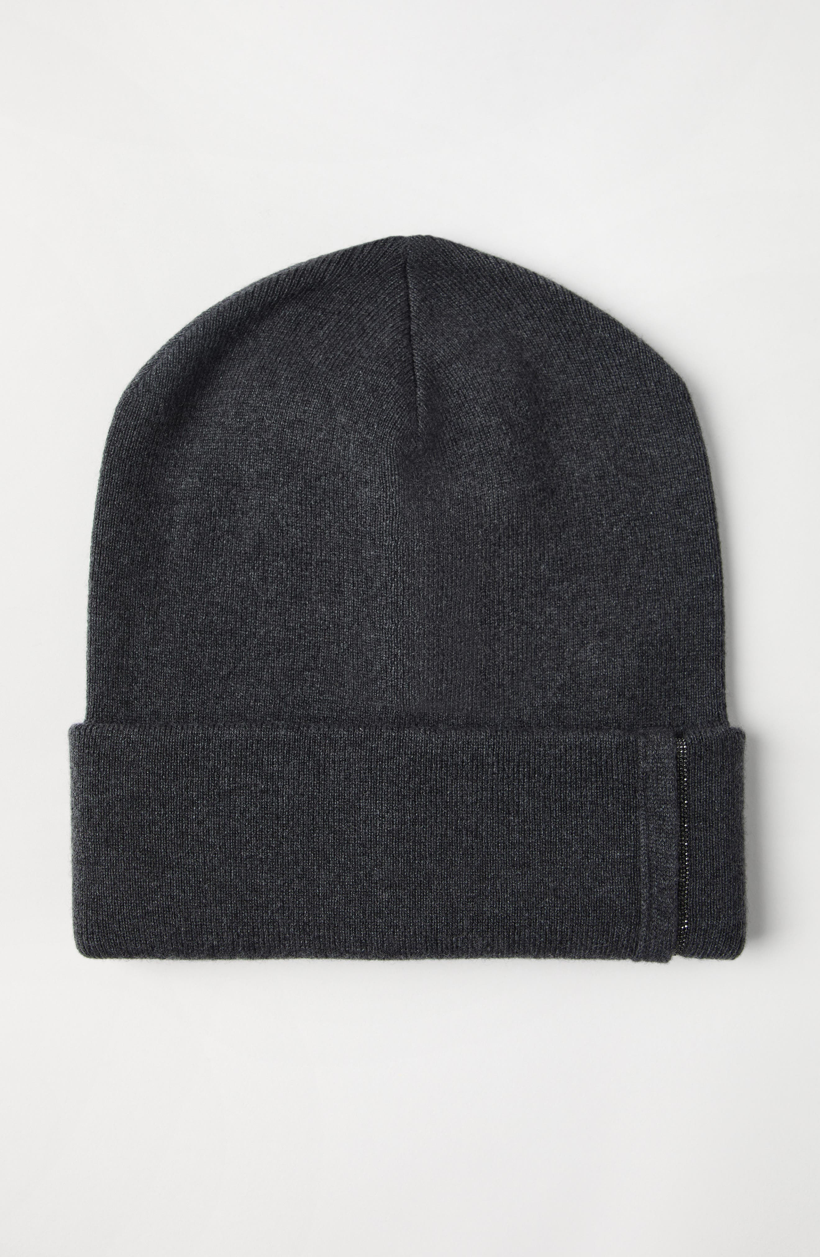 Brunello Cucinelli Knit beanie in Lignite Grey at Nordstrom - 2