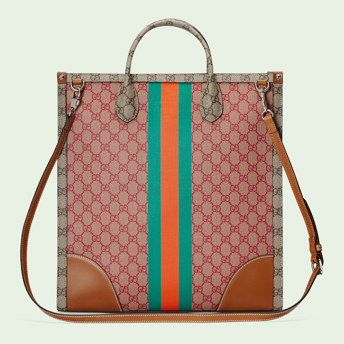GG medium tote bag with Web - 6