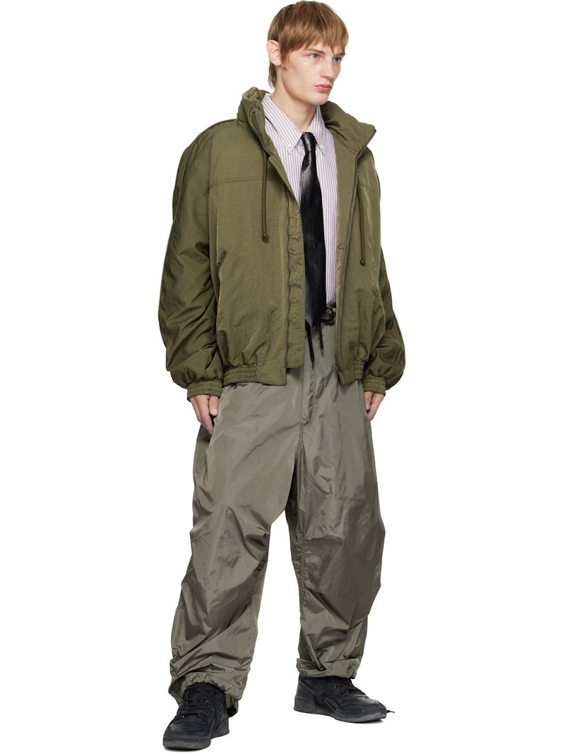 HED MAYNER Taupe Reebok Edition Satin Track Pants outlook